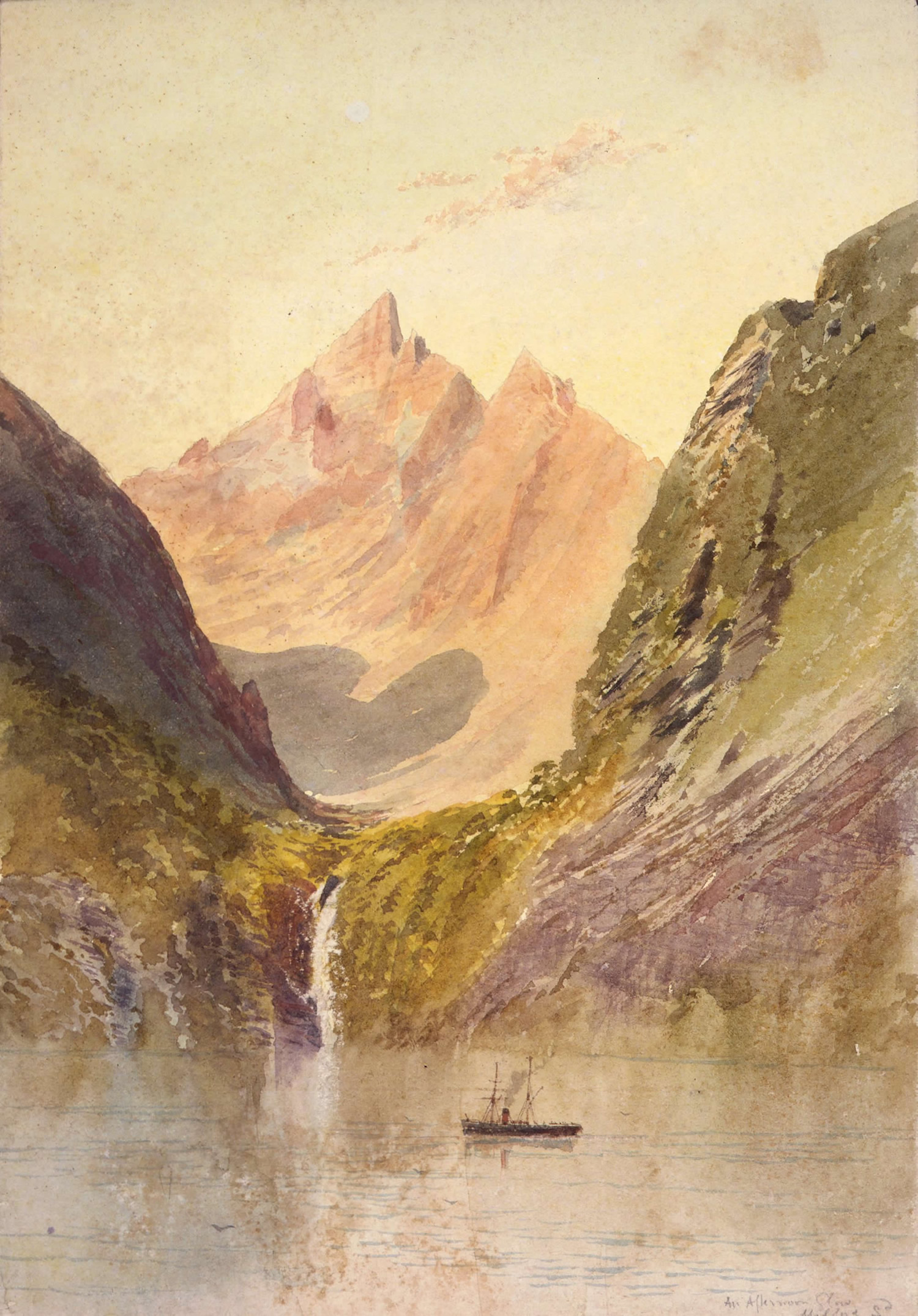 a close up of a mountain
