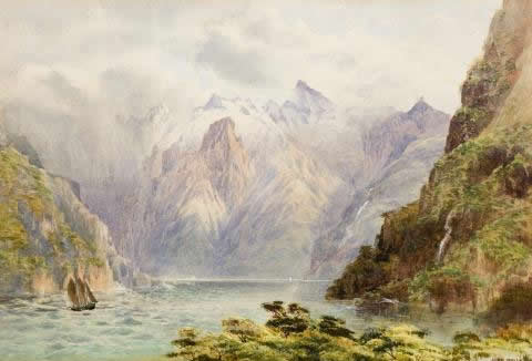 a group of people on a mountain